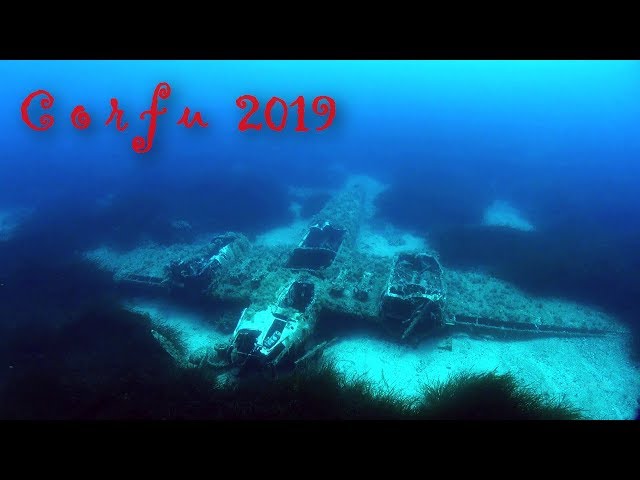 Diving on Corfu Island, Greece in July 2019