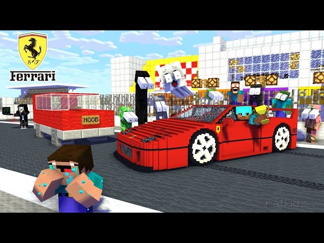 NOOB vs PRO vs HACKER FERRARI CHALLENGE (Mobs Parody)