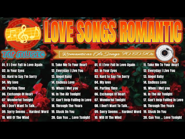 Best Old Love Songs 2025 | Love Songs Greatest Hits Playlist 80s 90s | Most Beautiful Love Songs