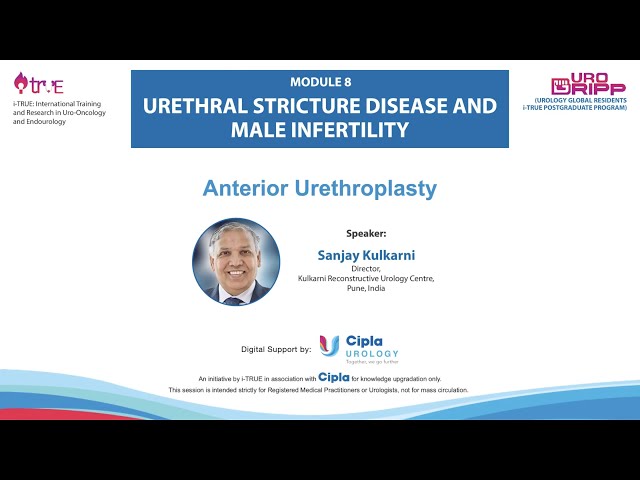 Anterior Urethroplasty Simple & Complex 2stage Urethroplasty Buccal Mucosal Grafting Sanjay Kulkarni