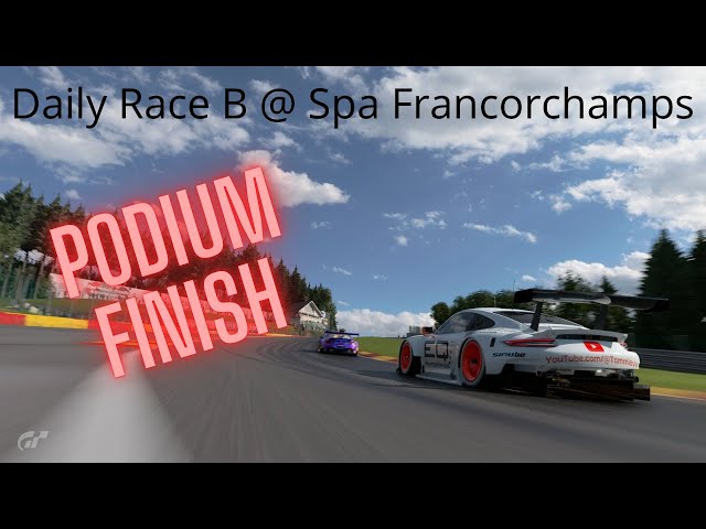 GT7 3 laps GR3 Daily Race B @ Spa Francorchamps