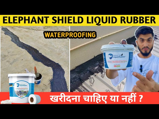 Elephant Shield Liquid Rubber Waterproofing Glue Review || Waterproof Glue || Roof And Wall Crack