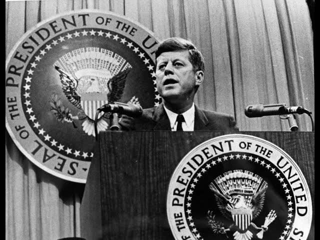 JFK's Defiant 1961 Speech: President Kennedy Addresses Communist Threat - Universal Newsreel