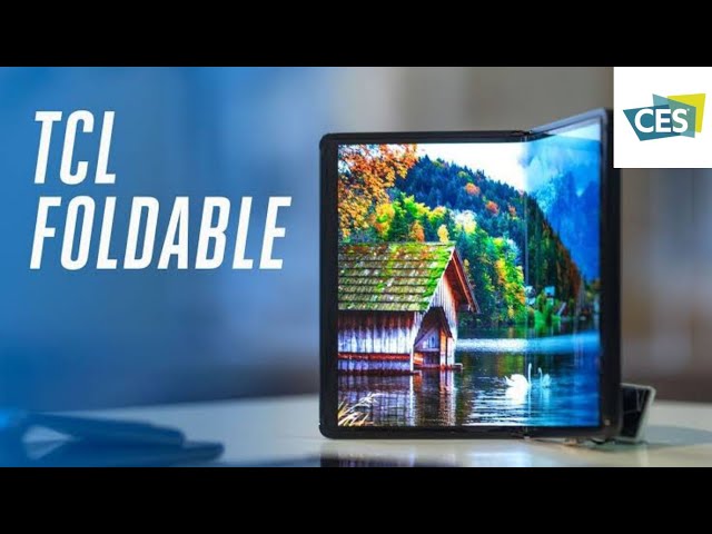 (CES 2020) TCL's New Foldable Smartphone Preview!!