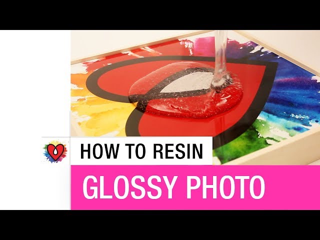 How To Resin Glossy Photo