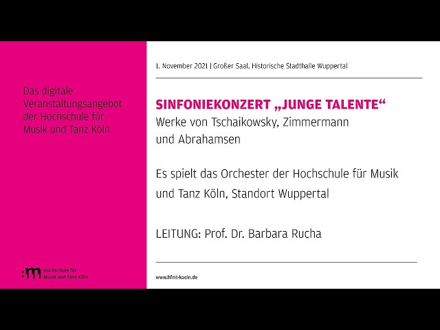 Peter Iljitsch Tschaikowsky: Serenade C-Dur op. 48 für Streicher | Junge Talente