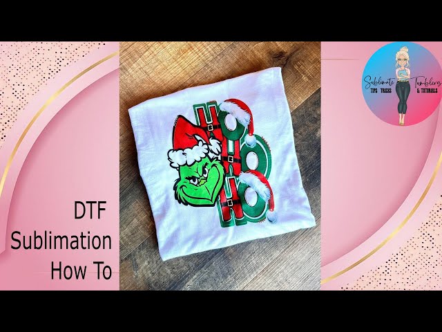 How To Sublimate With DTF Sublimation Hack