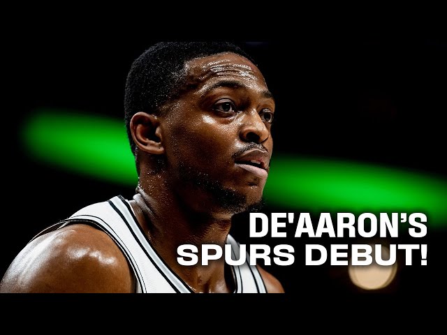 DE'AARON FOX'S BIG DEBUT FOR THE SPURS!