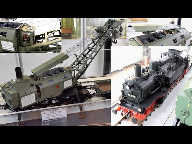 1:32 Steam Crane Ardelt 57 t and Class 74 from KM1 Modellbau on Int. Gauge 1 meeting Speyer 2023