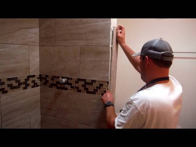 Install Shower Tile Edging Trim - Quick and Easy!