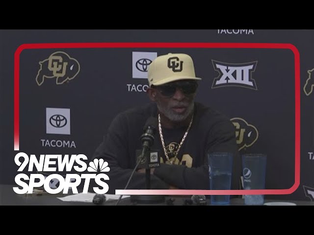 Deion Sanders news conference as CU prepares for Cincinnati