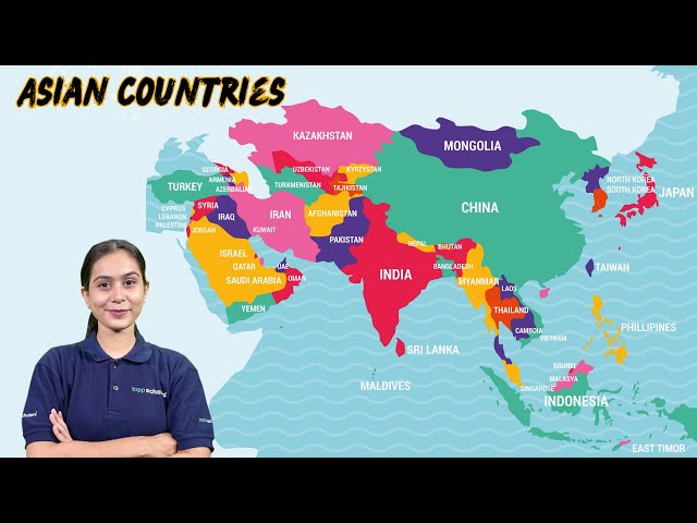 Discover the Geography of Asia: Exploring Asian Countries and Their Map #geography #asiancountries