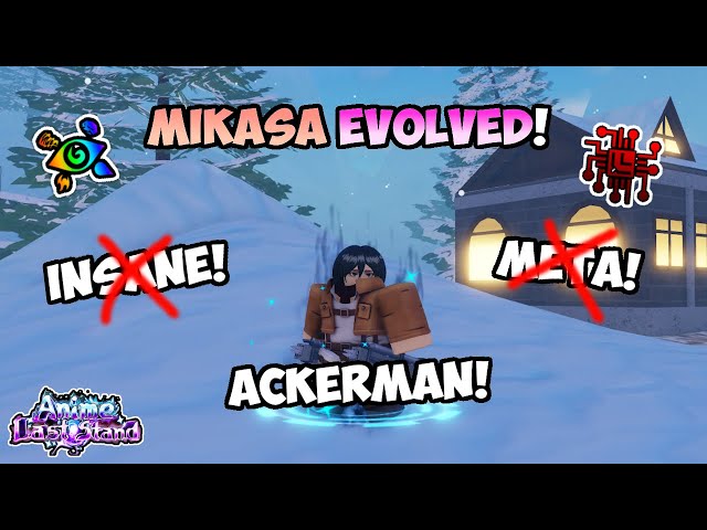 *NEW* MIKASA Mikoso (Bloodlust) EVOLVED Showcase In Anime Last Stand!