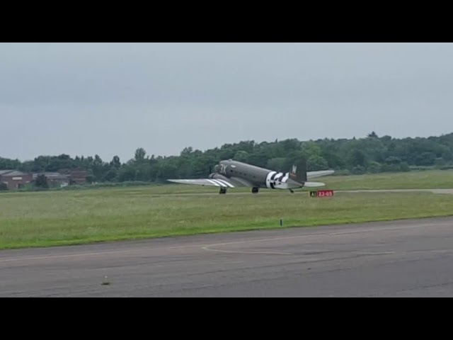 D Day C 47 "Thats All Brother" Departure from Coventry | For AVGeeks