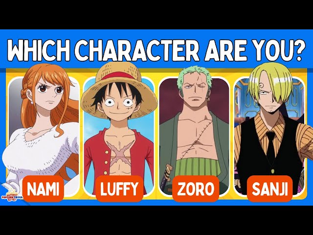 WHICH ONE PIECE CHARACTER ARE YOU? 🏴‍☠️ One Piece Personality Test | One Piece Qui