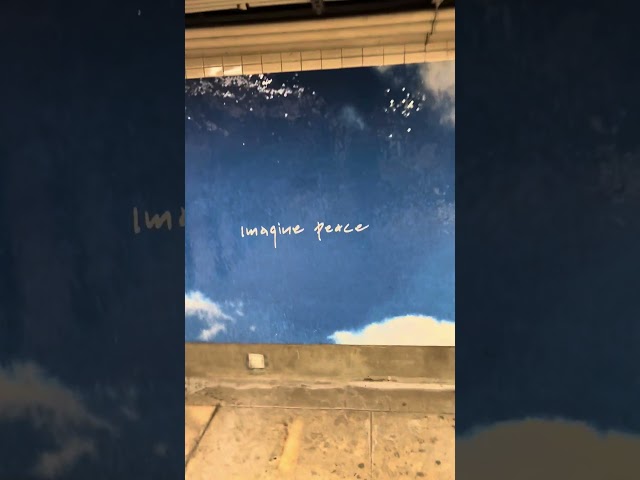 Imagine Peace in the Subway #publicart