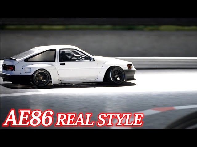 [New Product] AE86 performance perfectly reproduced in 1/10 scale