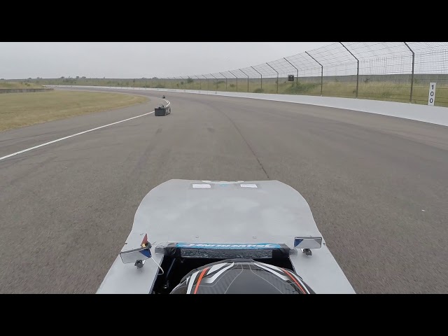 Greenpower Chipping Sodbury School POD-SIX car - Practice Session at Rockingham Heat 2018