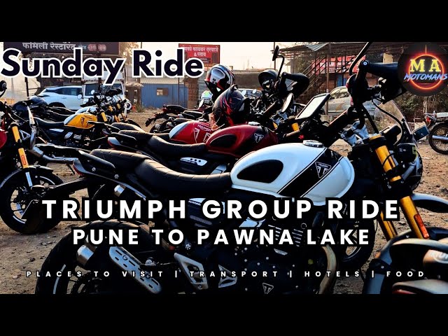 Group Ride Speed 400, scrambler and T4 with Friends/Ride to Pawna Lake/beautiful Views 😍😍❤️