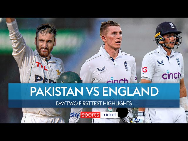 Crawley starts England fightback after Salman 💯 | Pakistan vs England Day Two First Test Highlights