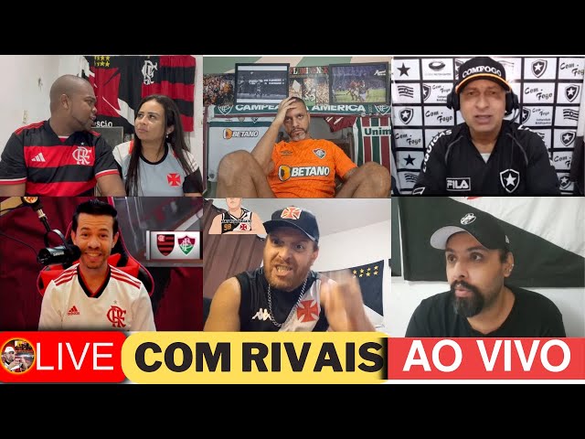 LIVE COM RIVAIS - PRÉ JOGOS FLAXFLU - NIGXVASCO- E MUITO MAIS - CORRE PRA LIVE E VEM PARTICIPAR !