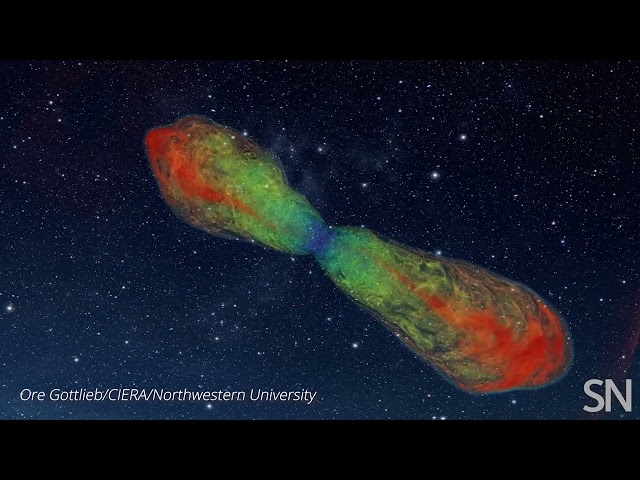 See how a cosmic cocoon shakes spacetime | Science News