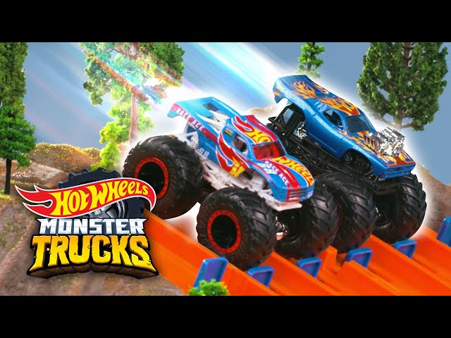 The FASTEST MONSTER TRUCK RACES EVER! 🎉 | Tournament of Titans | Hot Wheels