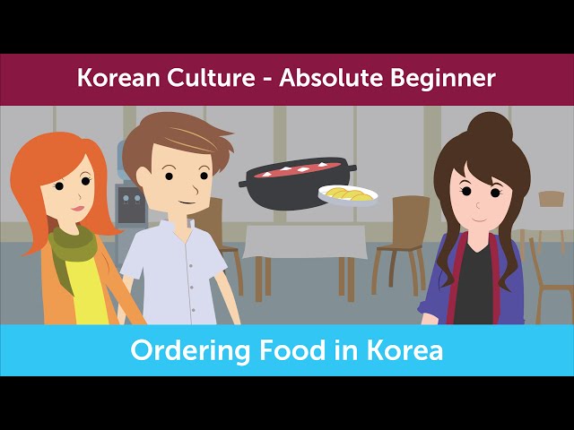 How to Order Food in A Korean Restaurant | Innovative Korean