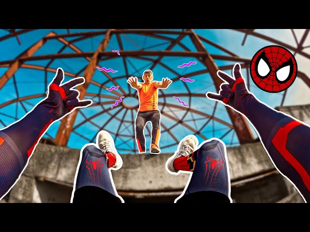 SPIDER-MAN vs CRAZY THIEF In Real Life😡(Epic Parkour POV Chase Parody ) with @DumitruComanac