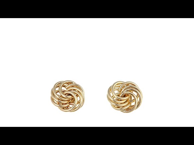 Michael Anthony Jewelry 10K "Love Knot" Stud Earrings