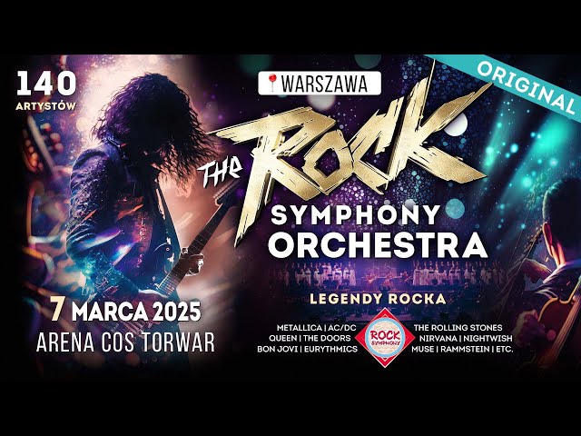 The Rock Symphony Orchestra | 07.03.2025 Warsaw |Tour 2025 | Poland