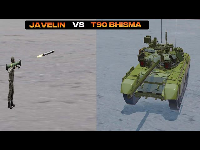 T-90 Bhisma Vs Javelin (Animated)