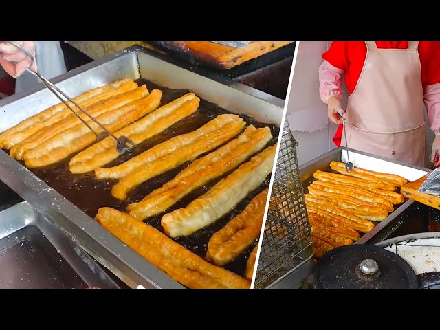 Yummy Chinese Breakfast Bread Making Process!