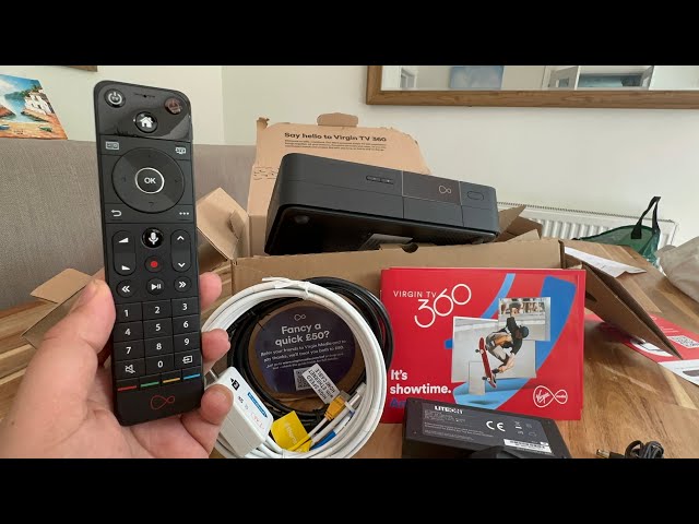 Unboxing Virgin Media Virgin Tv 360