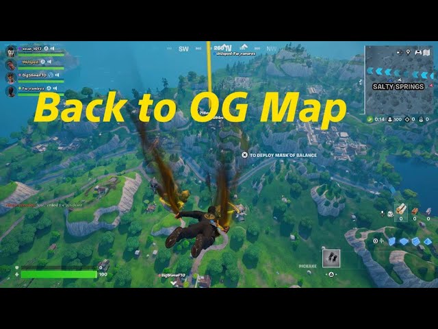 OG Map is BACK !!:Fortnite Gameplay