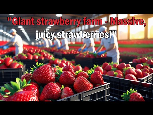 How California Farm Workers Produce and Harvest Billions of Strawberries |Farming Documentary