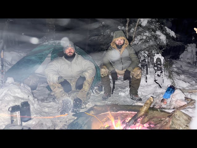 EXTREME Multi-Night WINTER SURVIVAL Camping in the Mountains