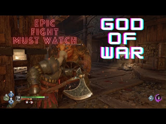 God of war Ragnarok| killing monster Brutaly| Kratos slays a big fat monster #gameplay #gamer7