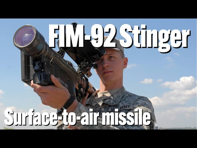 FIM-92 Stinger American man-portable air-defense system infrared homing surface-to-air missile