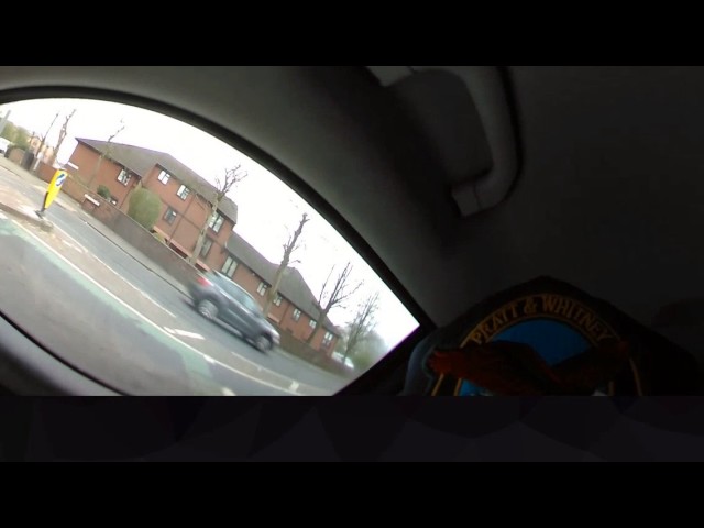 drive to Leigh in Wigan from Plodder Lane Farnworth Bolton 360 video fly camera