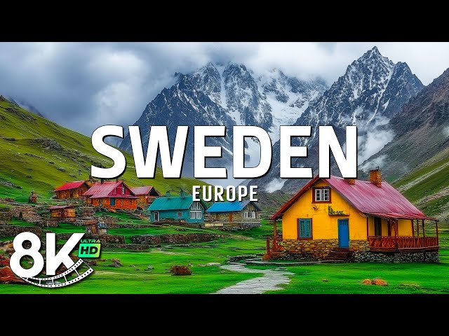 Sweden 8K UHD ✈️ The Most Beautiful Places in Sweden ⚡️ Completely enchanting!