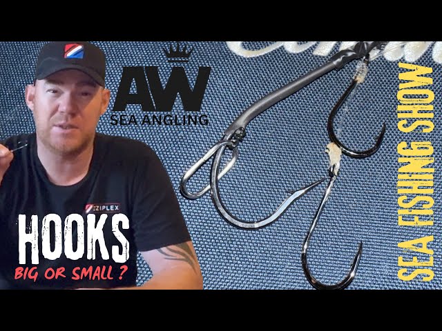 BIG OR SMALL HOOKS ? THAT’S THE QUESTION | SEA FISHING SHOW | SEA FISHING UK