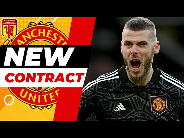 BREAKING ! DAVID DE GEA SIGNS NEW MANCHESTER UNITED CONTRACT