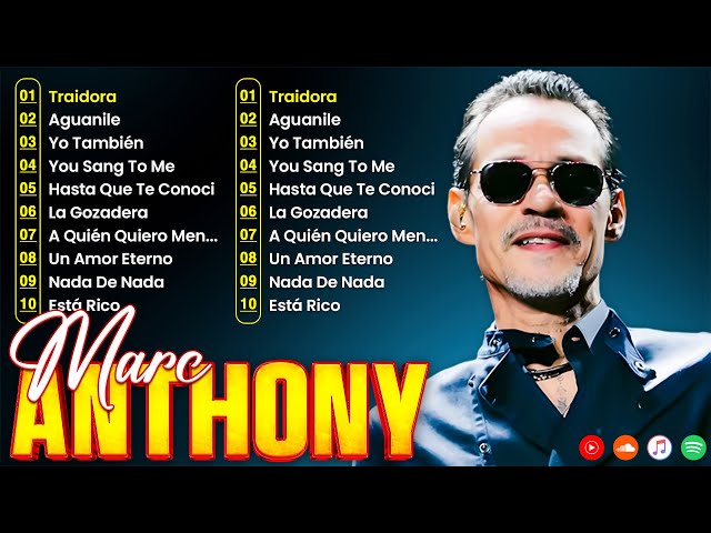 Marc Anthony Mix 2024 ✨ Grandes Éxitos Mix 2024 🎶 Marc Anthony Álbum Completo Mas Popular 2024