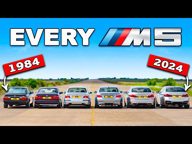 BMW M5 Generations DRAG RACE