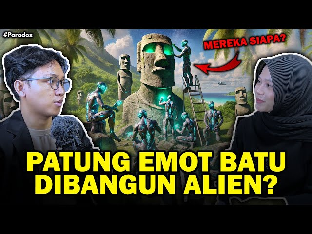 GILAAA BARU TAU!! 😱 PATUNG MOAI EMOT BATU YG BANGUN SIAPA?