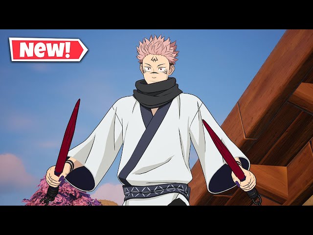 NEW RYOMEN SUKUNA Skin Gameplay In Fortnite! (Jujutsu Kaisen)