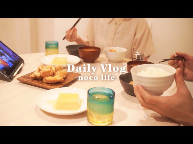 二人暮らし 同棲vlog｜1日の流れ｜A couple life in Japan