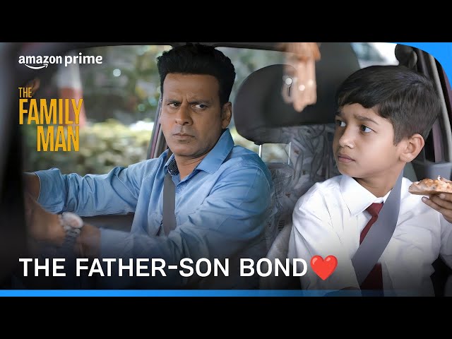 Srikant and Atharv's Father-Son Bond ❤️ | The Family Man | Prime Video India