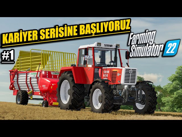 KARİYER SERİSİNE BAŞLIYORUZ // SIFIRDAN BAŞLANGIÇ #1 | FARMING SIMULATOR 22 !!